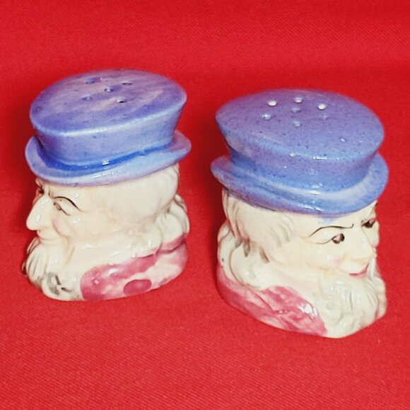 Vintage Uncle Sam Head Salt and Pepper Shakers - Picture 11 of 12